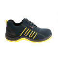 Fashion Style Suede Cow Upper Steel Toe And Anti Puncture Protective Men Safety Shoes